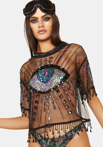 Fantasy Retreat Embellished Tee