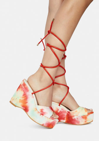 Tie Dye World Outsider Wedge
