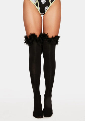 Toasty Intentions Thigh High Socks