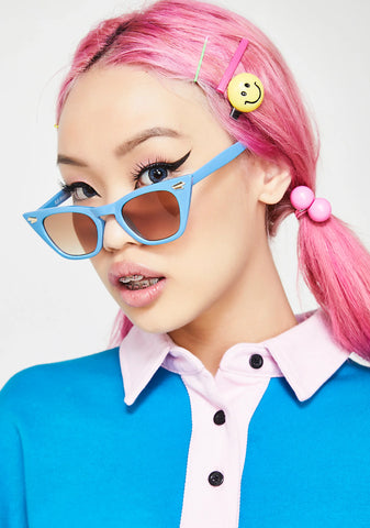 Topaz Down For It Cat Eye Sunglasses