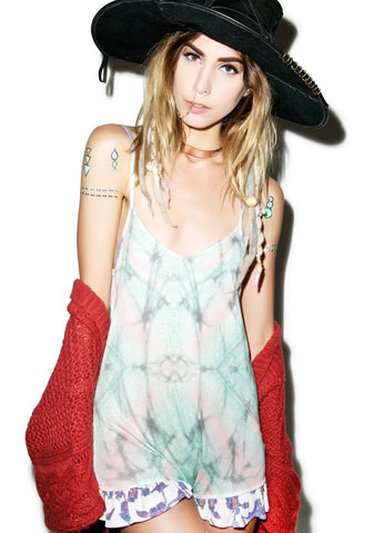 Gypsy Patch Ruffle Romper