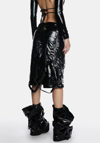 Wicked Rave Action Holographic Cargo Pants