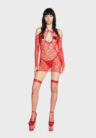 All For You Net Dress