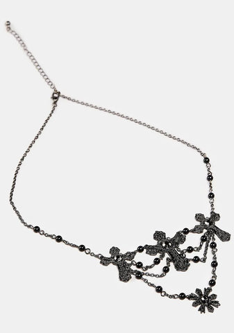 Send Your Blessings Cross Necklace