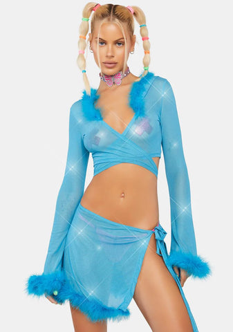 Lyrical Mirage Wrap Skirt