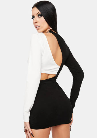 Boss Babe Cut-Out Mini Dress