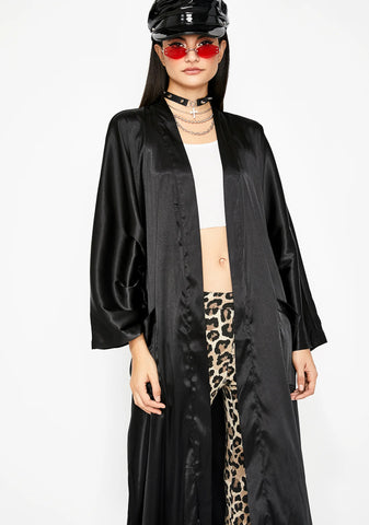 Playgrl Satin Kimono