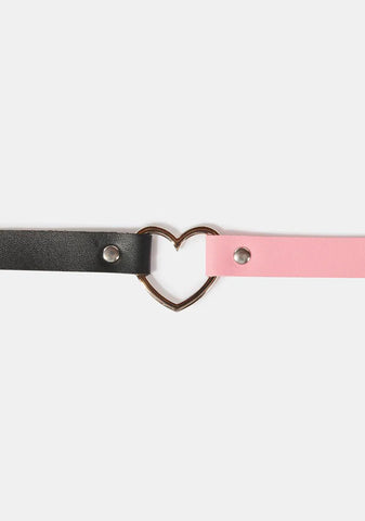 Heart Beats Harder Choker Necklace