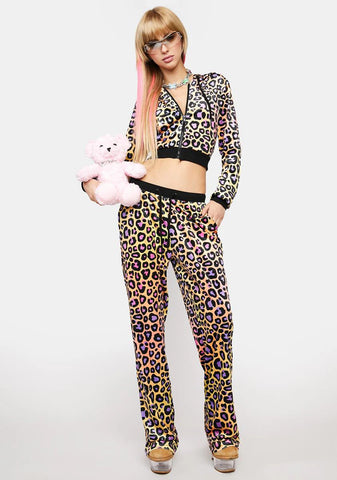 Wild For You Velour Track Jacket