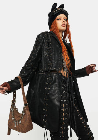 All The Unbelievers Lace-Up Jacket