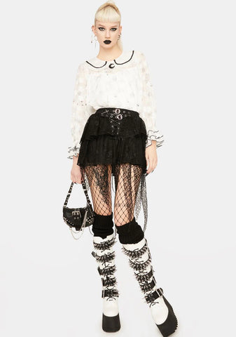 Sexy Punk Pattern Blouse