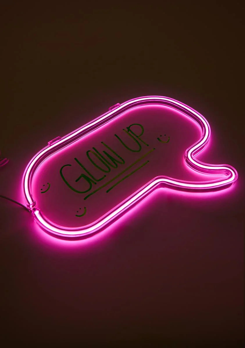 Something To Say Neon Desk Light