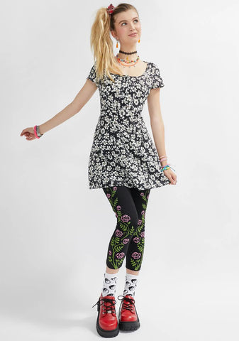 Sweet Symphony Floral Babydoll Dress