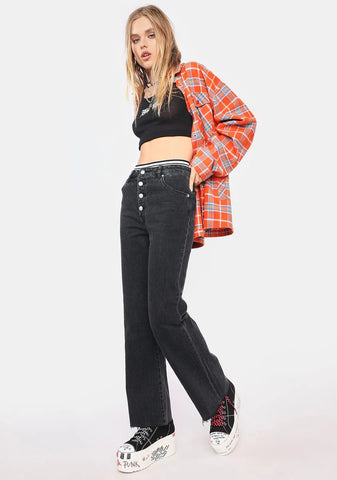 Comfort Shadow Eastcoast Flare Crop Jeans