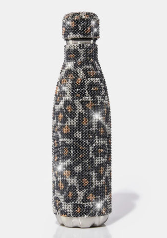 Animal Magnetism Rhinestone Water Bottle
