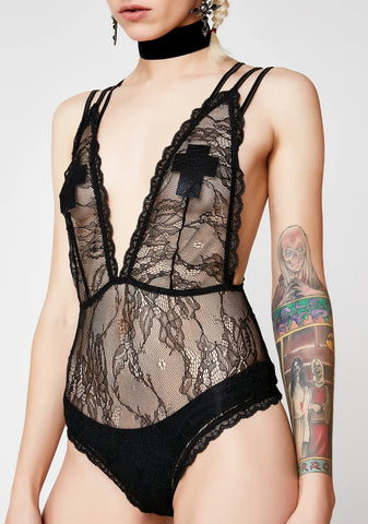 Feel The Buzz Lace Bodysuit