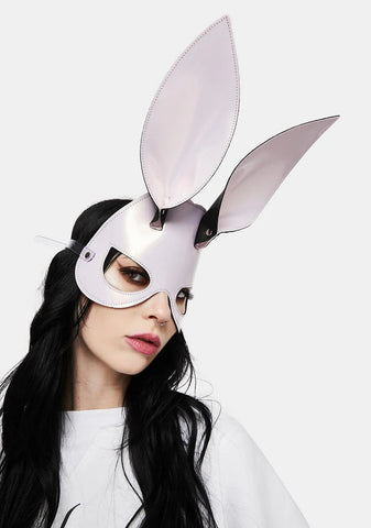 Ice Pink Bunny Ears Eye Mask