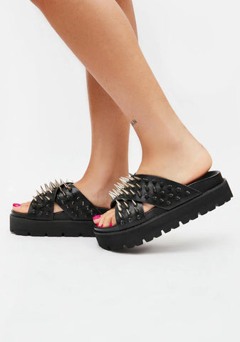 Hell To Raise Spiked Platform Slides