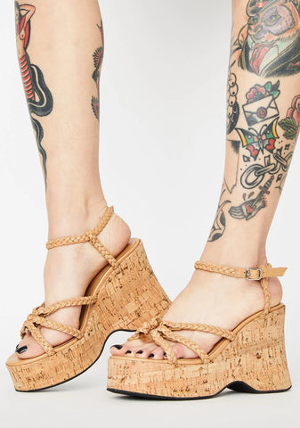 Beach Access Platform Sandals