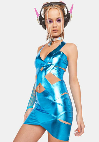 Royal My Best Thing Metallic Dress