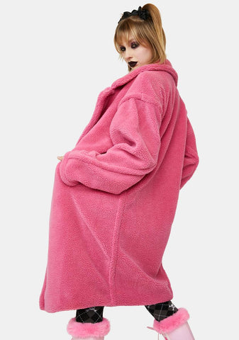 Far Out Here Faux Fur Jacket