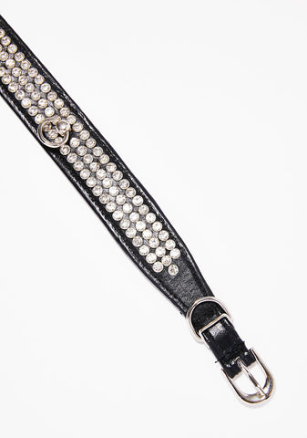 Sparkle Puss Rhinestone Choker