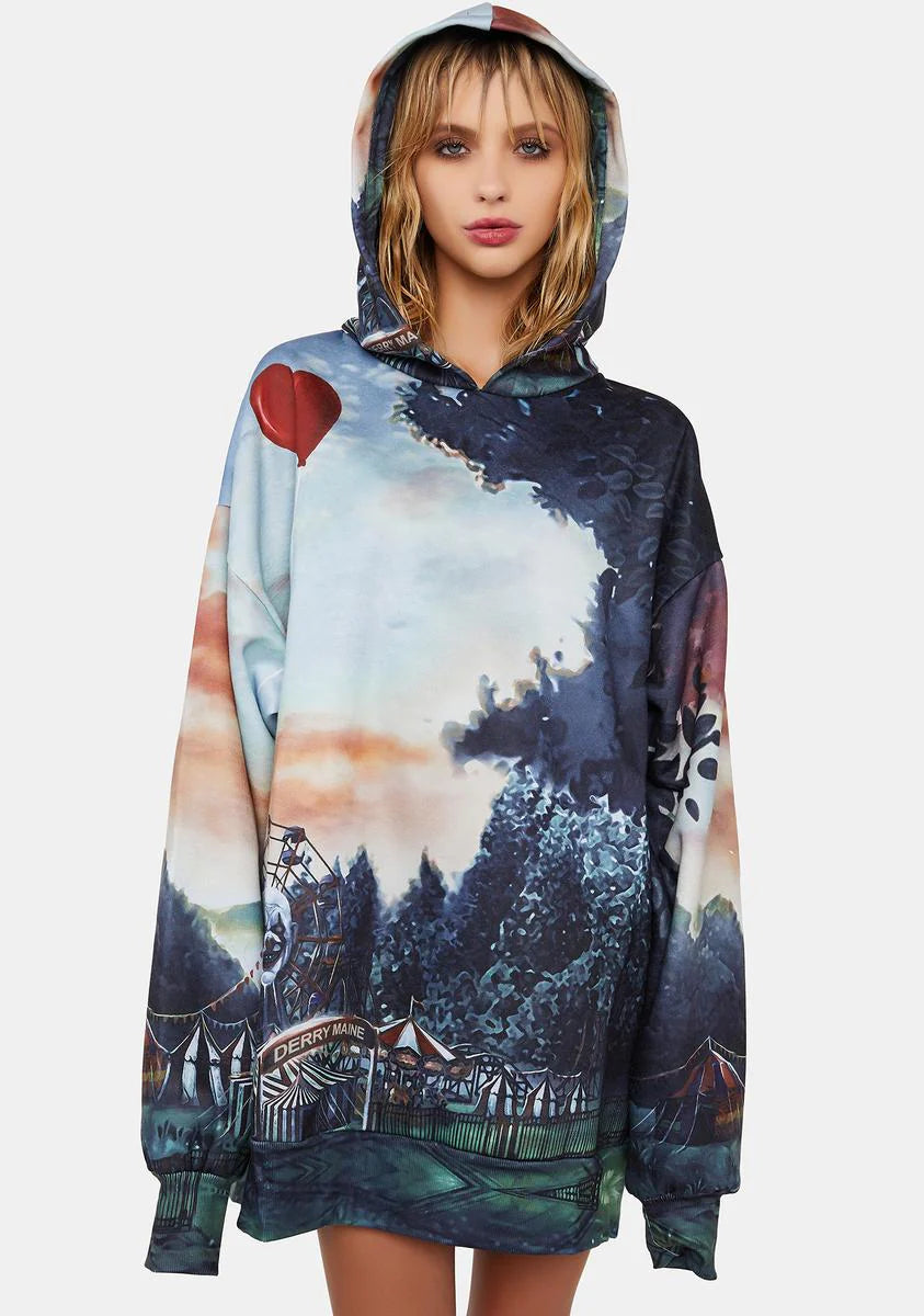 Nightmare Circus Oversized Hoodie