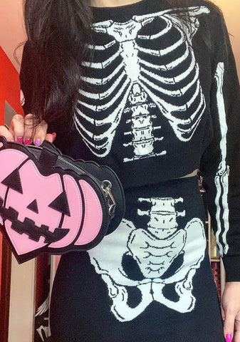 X-Ray Vision Knit Skirt Set