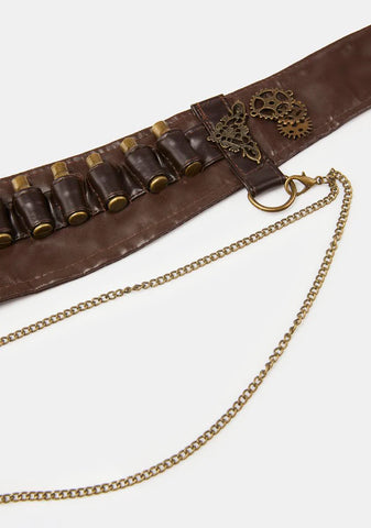 Sand Sparks Vegan Leather Waist Belt