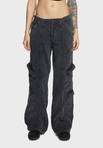 Y2K Corduroy Cargo Pants