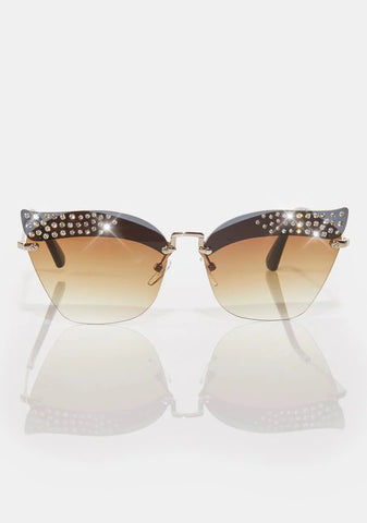 Cocoa Totally Blitzed Cat Eye Sunglasses