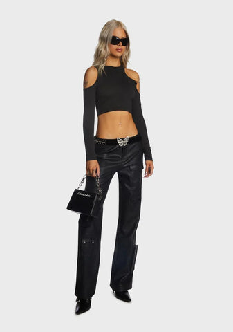 Break It Up Crop Top