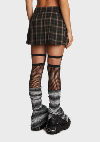 Cheer Plaid Mini Skirt
