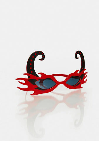 All Ablaze Flame Party Sunglasses