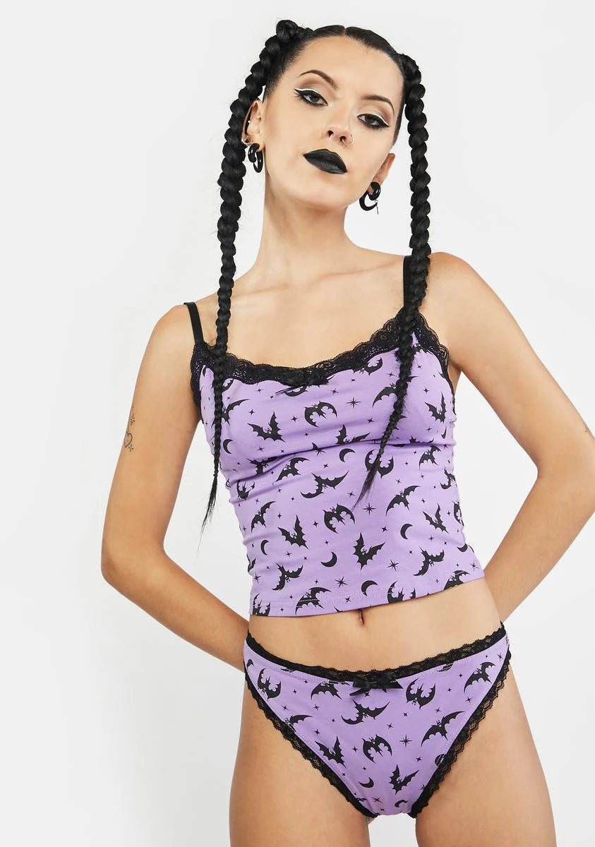 Twilight Bat Behavior Lingerie Set