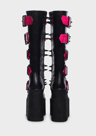 Wicked Appetite For Destruction Platform Boots