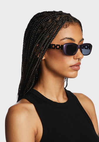 Harlow Cat Sunglasses - Purple