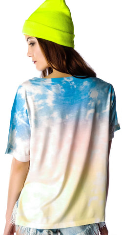 Wish Upon A Rainbow Unicorn Tee - Pink