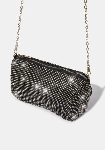 Razzle Dazzle Rhinestone Crossbody Purse