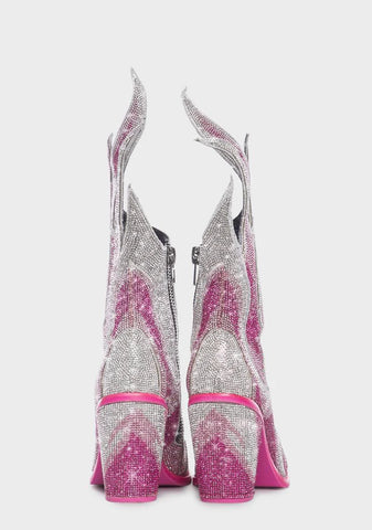 Sheriff Shine Cowboy Boots - Fire