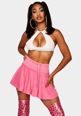 Pink Not Ur School Grl Mini Skirt