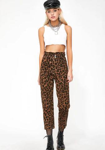 Savage Life Leopard Pants