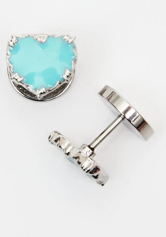 Can't Hide Love Heart Stud Earrings