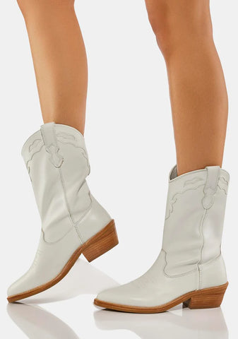 White Laredo Cowboy Boots