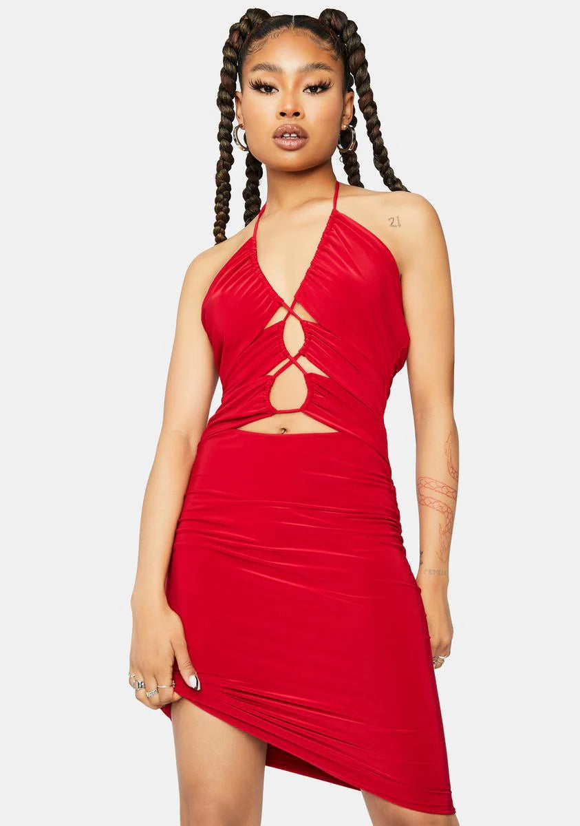 Ruby Take You Home Cutout Mini Dress
