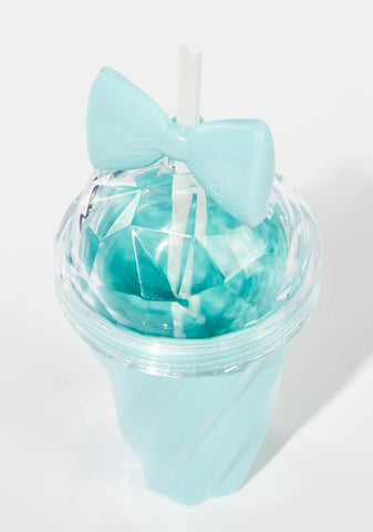 Periwinkle Cute As A Bow Tumbler Cup