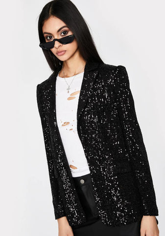 VIP Entrance Sequin Blazer