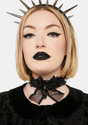 Speak Of The Dead Skull Choker