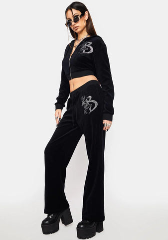 What's Up Doc Velour Track Pants