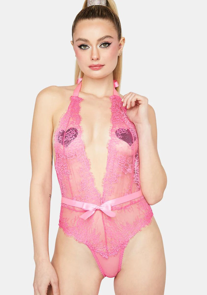Beautiful Twisted Fantasy Lace Teddy